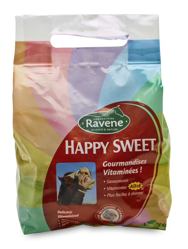 Happy Sweet RAVENE Hestegodteri, Eple 800 g
