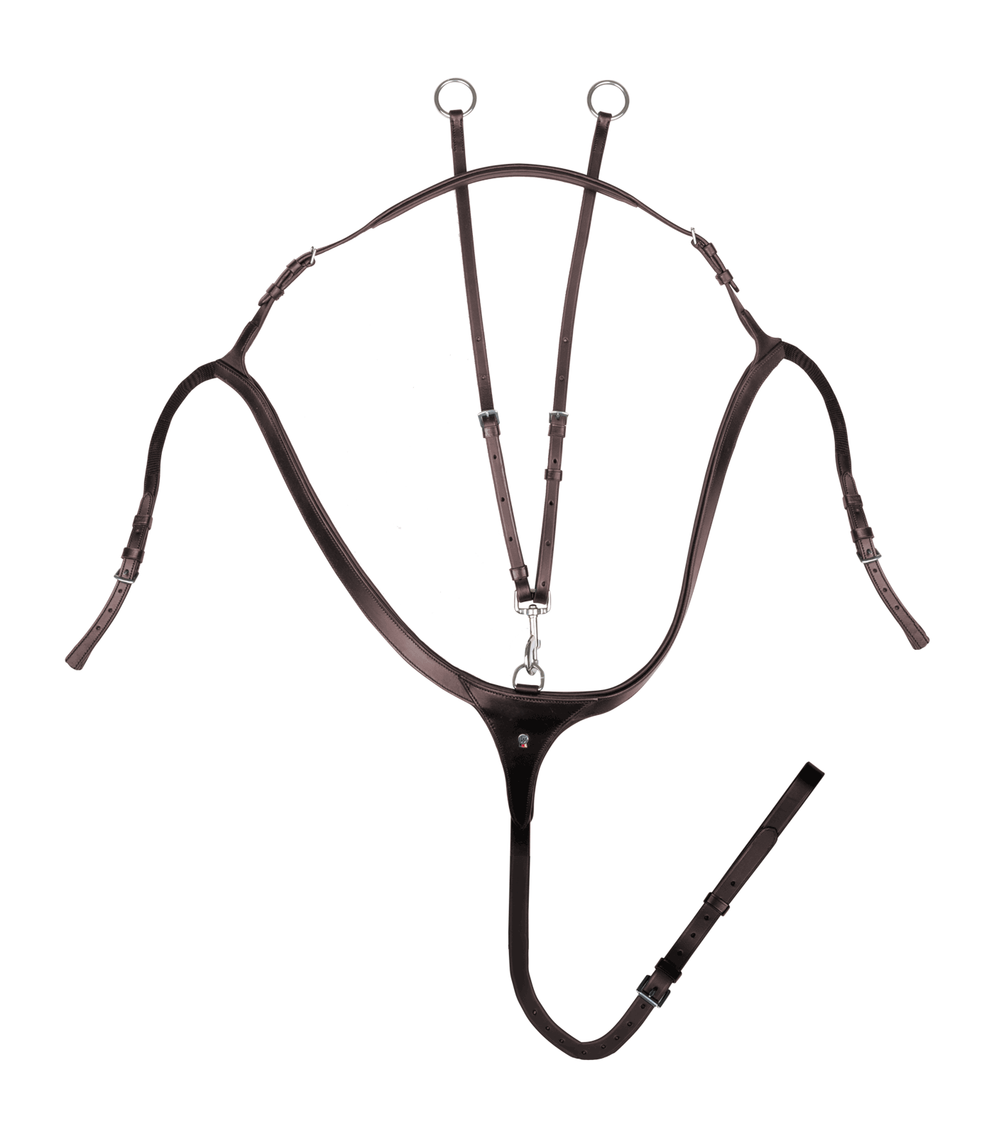 Waldhausen X-Line breastplate with long bridge - Brown