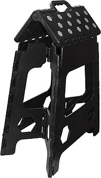 HIPPOTONIC Foldable Step Stool Black/Grey