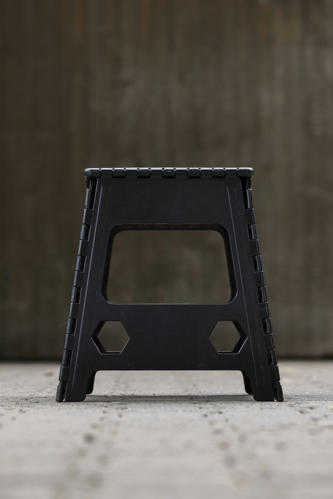 HIPPOTONIC Foldable Step Stool Black/Grey - 4