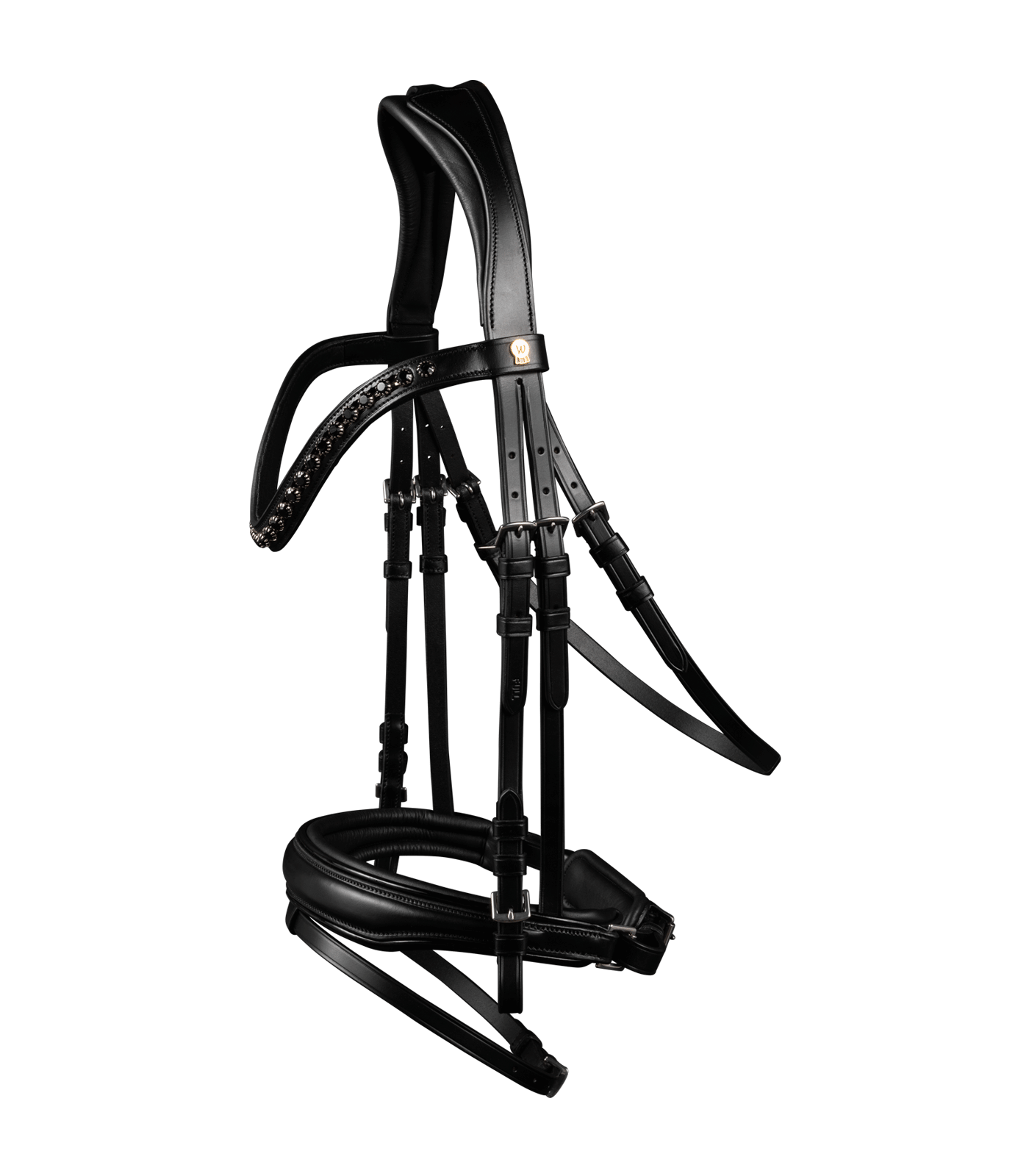 Waldhausen S-Line Patent Bridle Blackshine - Black (Cob)