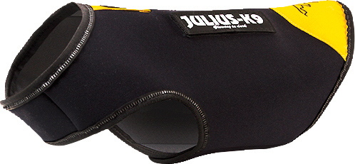Julius-K9 IDC® Neoprene Dog Jacket - Black/Yellow (Baby 2)