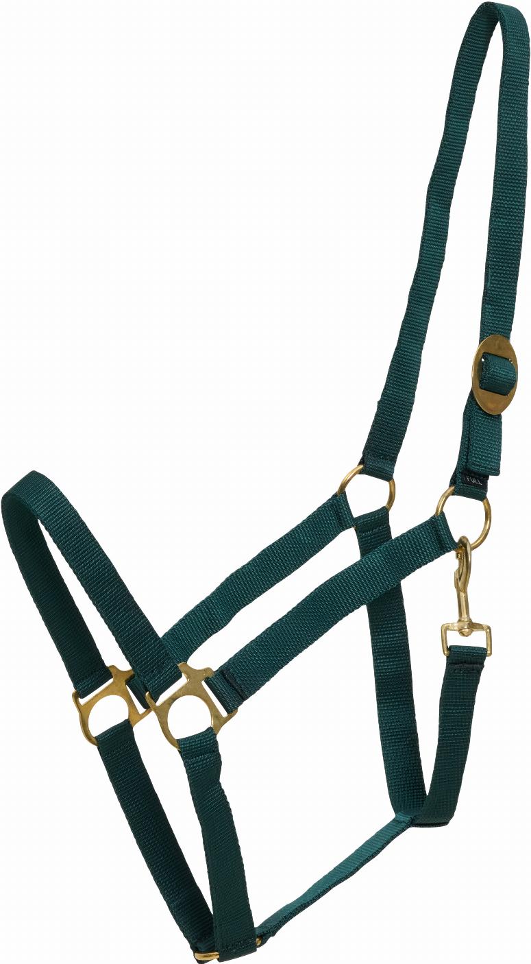 HorseGuard Nylon Halter - Green, X-FULL