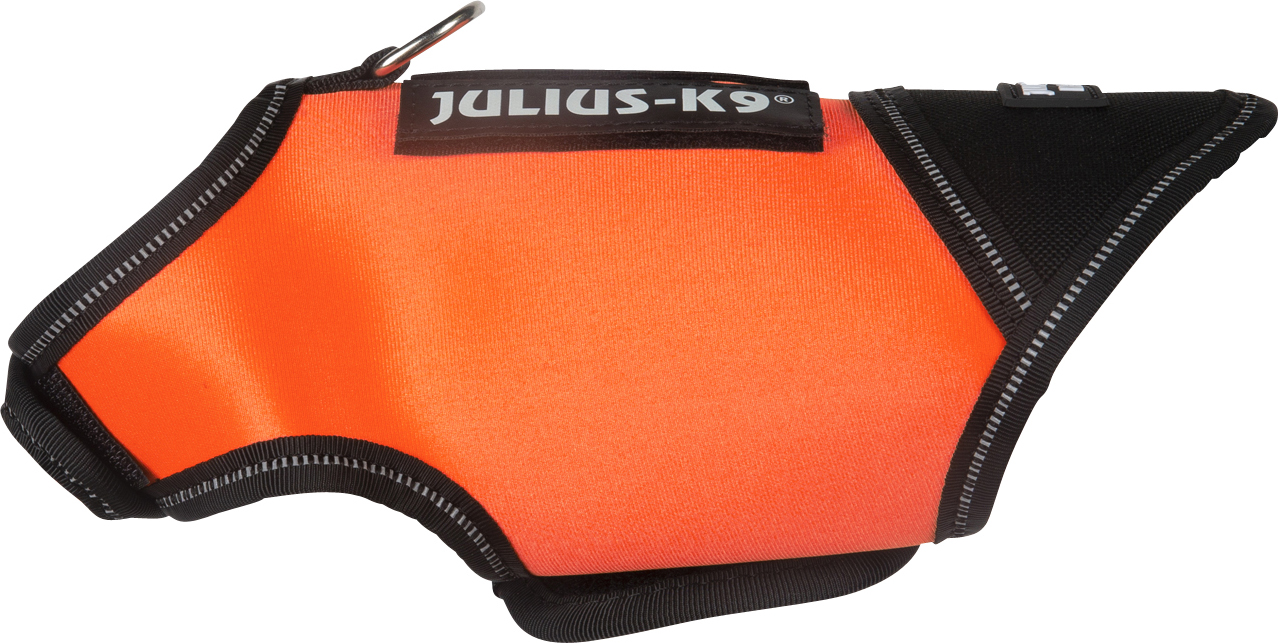 Julius-K9 IDC® Neoprene Dog Jacket - Orange/Black (Baby 1)