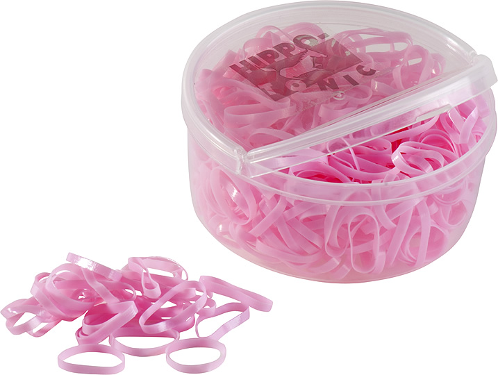HIPPOTONIC Silicone Rubber Bands Pink