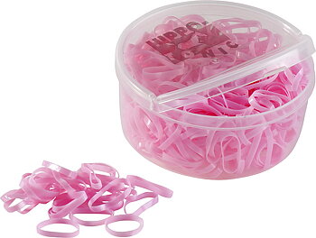 HIPPOTONIC Silicone Rubber Bands Pink