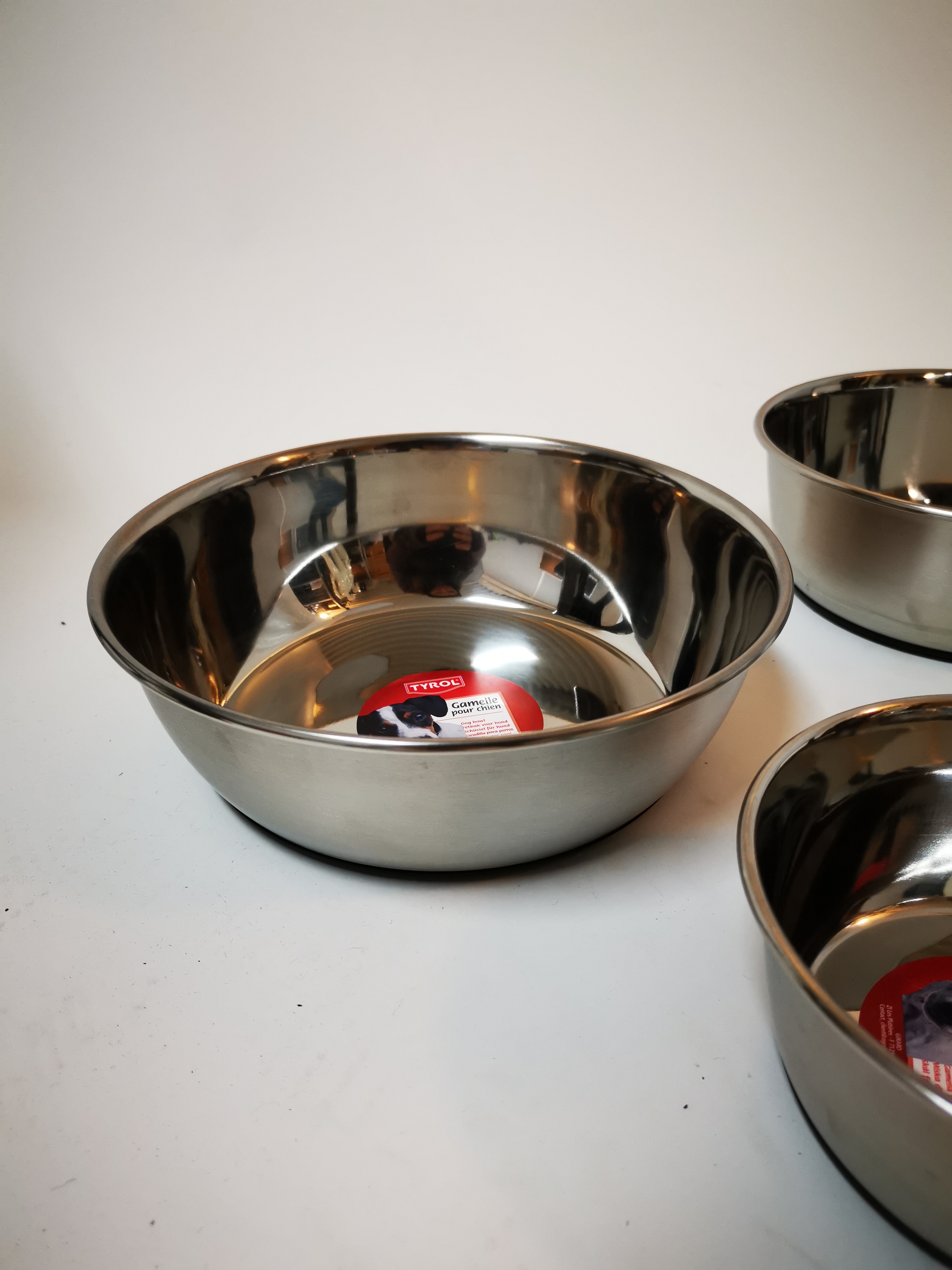 Tyrol- Stainless Steel Bowl AntiSlip- Several sizes - 2