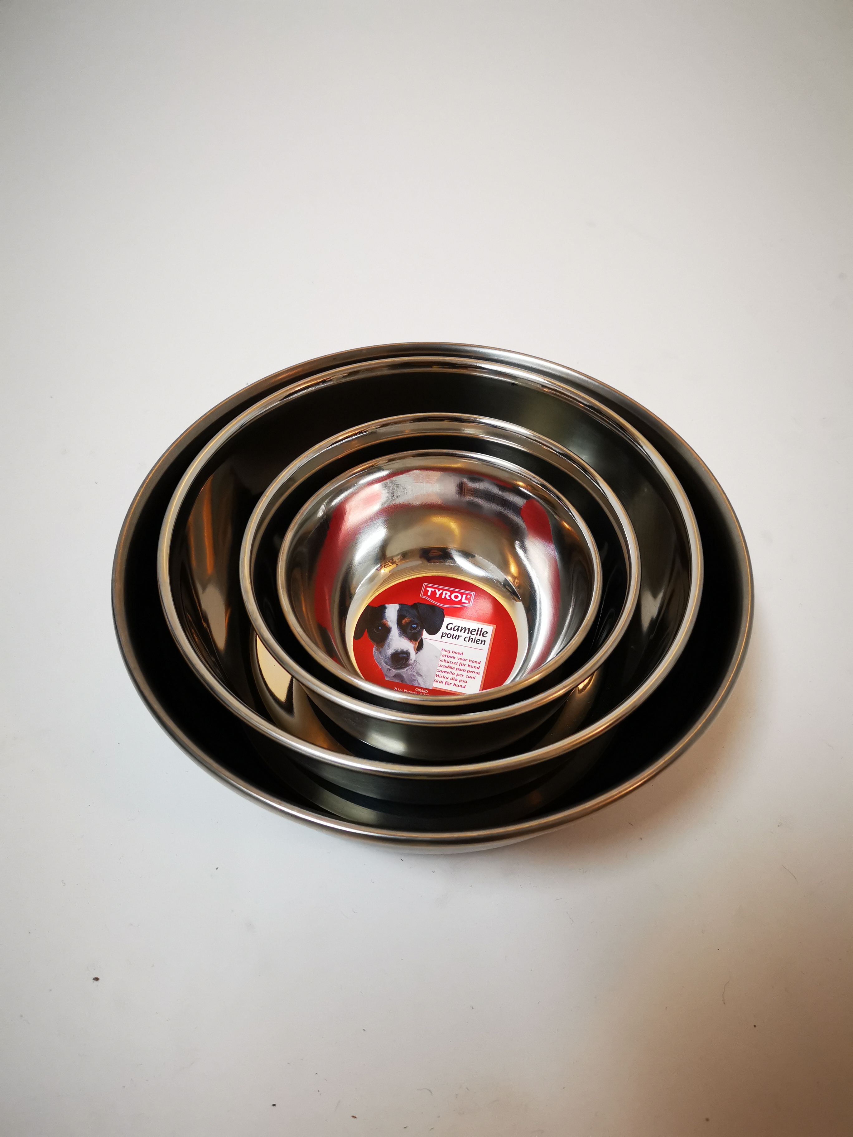 Tyrol- Stainless Steel Bowl AntiSlip- Several sizes - 5