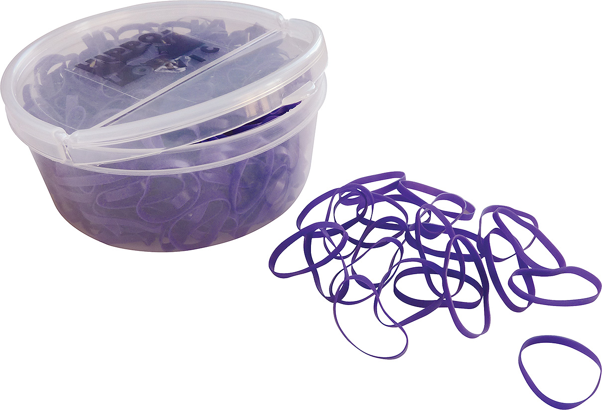 HIPPOTONIC Silicone Rubber Bands Purple