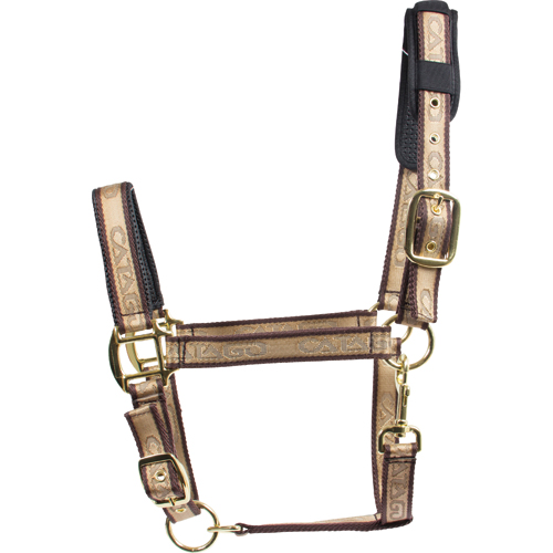 Catago Halter brown / gold, Ponny