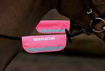 Equi Heijastimet ohjaille - Pinkki