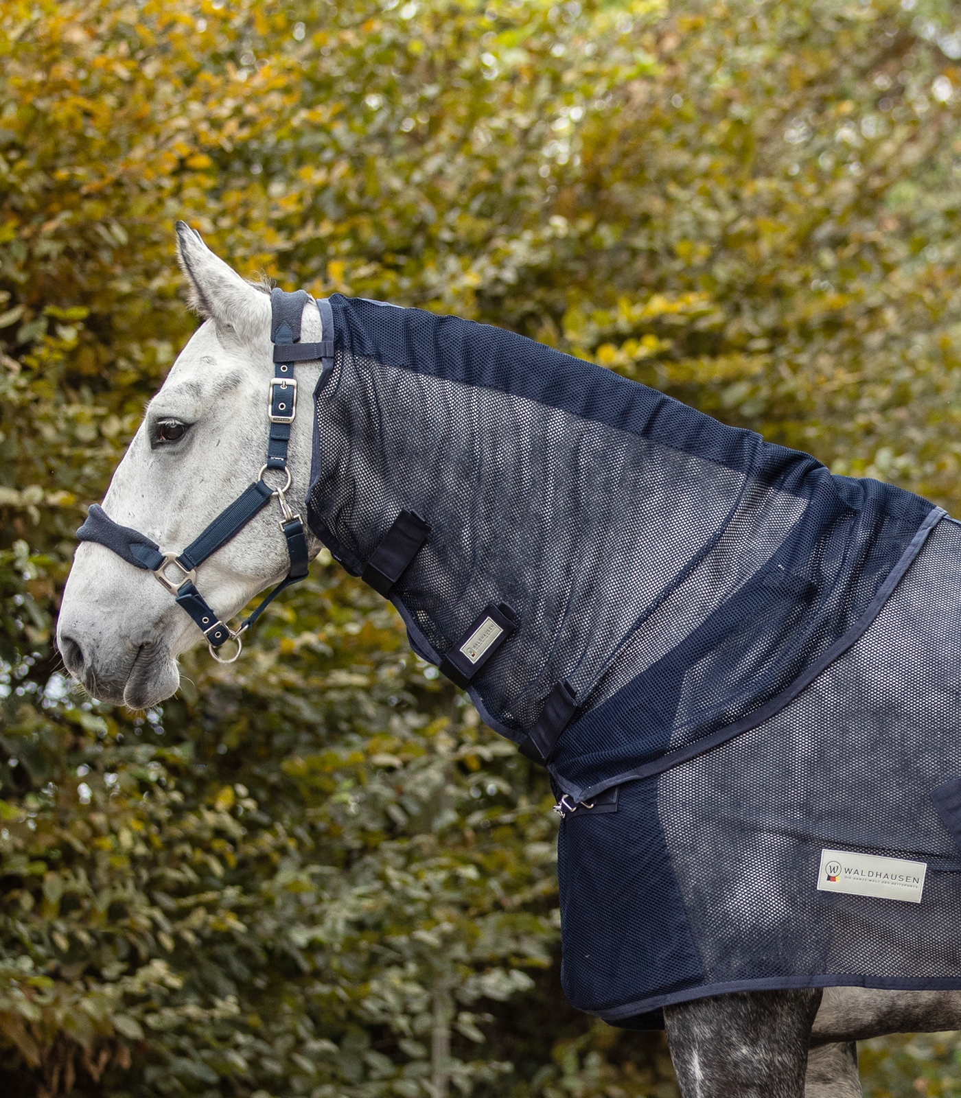 Waldhausen COMFORT Fly Rug Neck Part midnight blue, Cob
