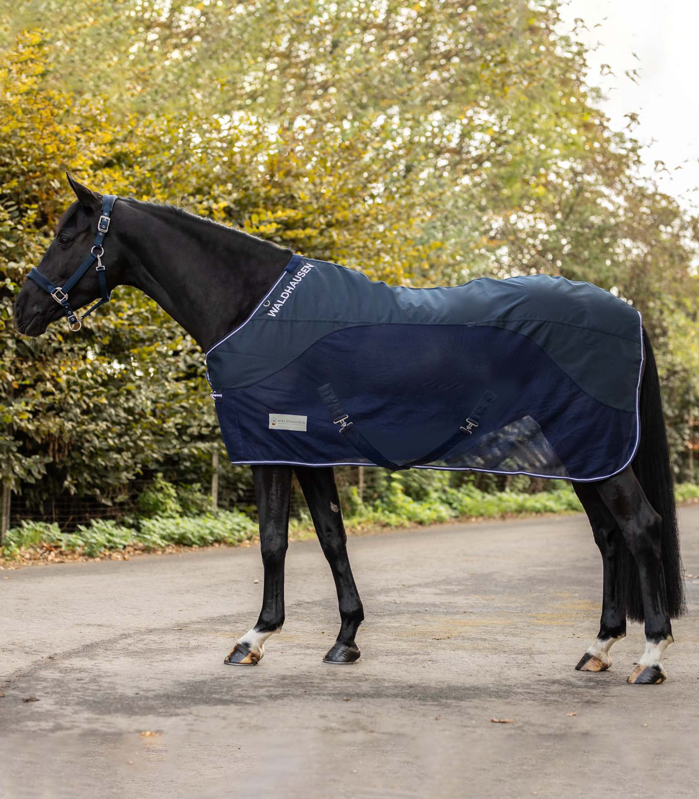 Waldhausen COMFORT Rainsheet-Fly Rug night blue, 115