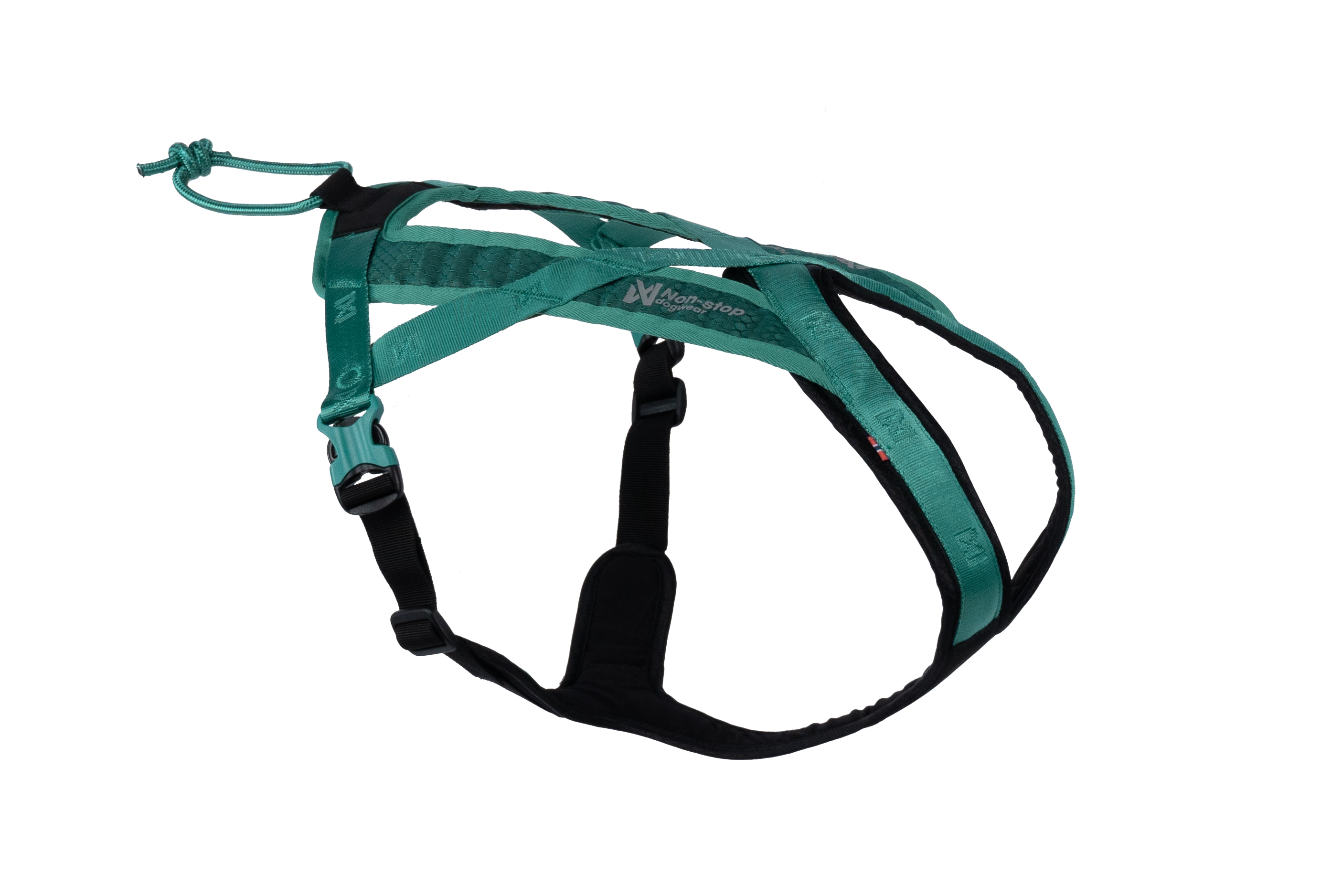 Non-Stop Dogwear Rush Harness Black/Teal PETSTER