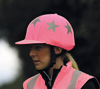 Equi-Flector Helmet Cover Reflective - Pink