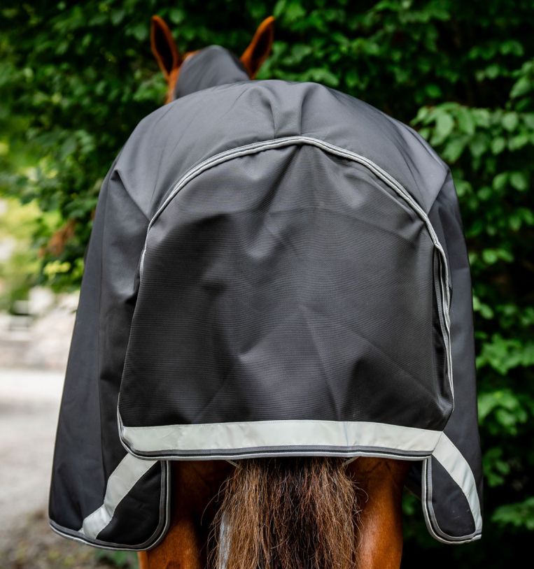 Horseware Rambo 1680D Plus Ulkotakki 0g Musta/Thunderstorm Harmaa & Hopea - 3