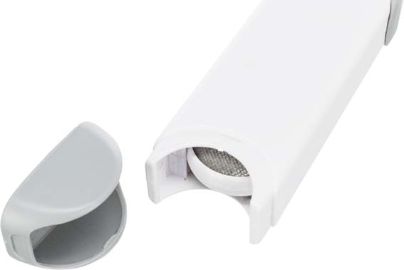 Trixie Cloth and textile brush with cleaning station - White / gray