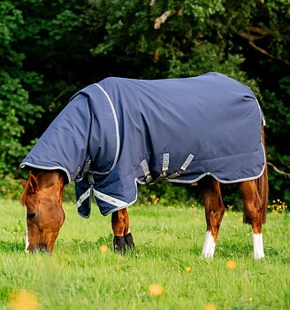 Horseware Rhino Plus Ulkotakki 450g VL Laivastonsininen/Titaaninharmaa & Klassinen Sininen