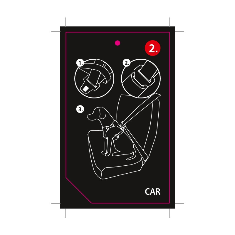 Rukka Pets Car Harness - Black, S - vain tämä kappale - 4