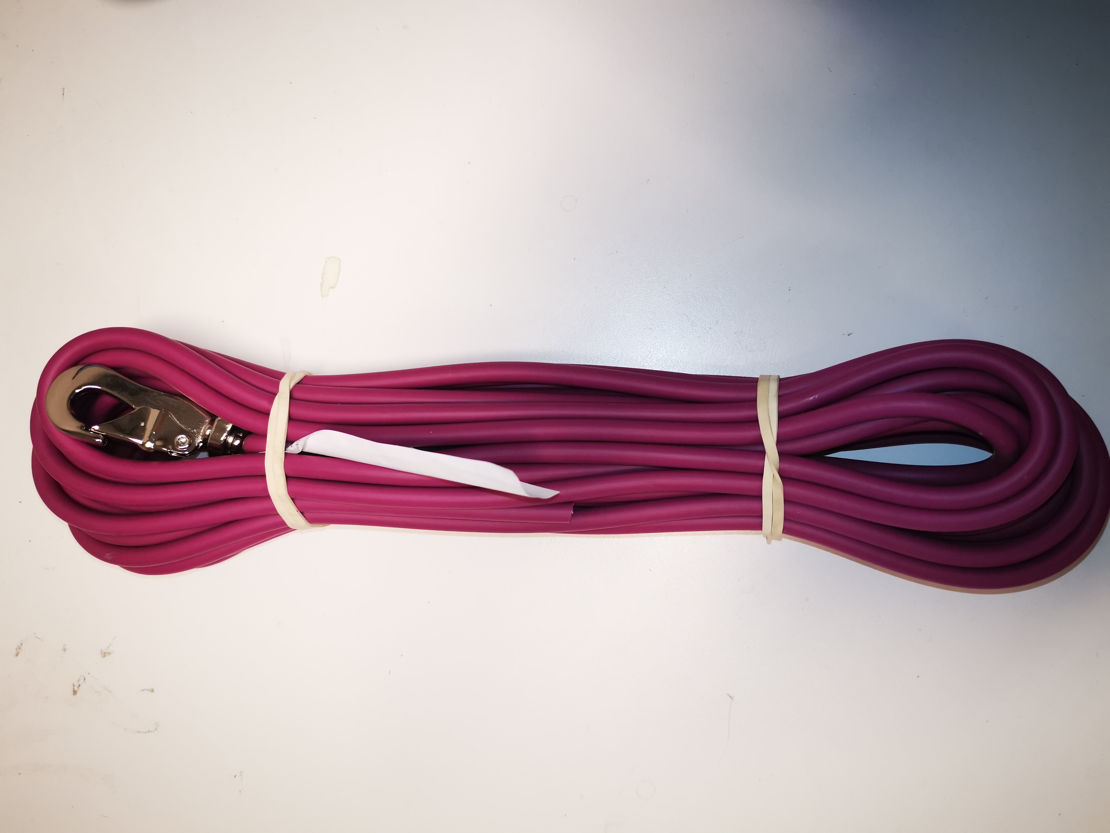 Alac Spårlina till hund- Gjuten, 15m x 4mm - Lila