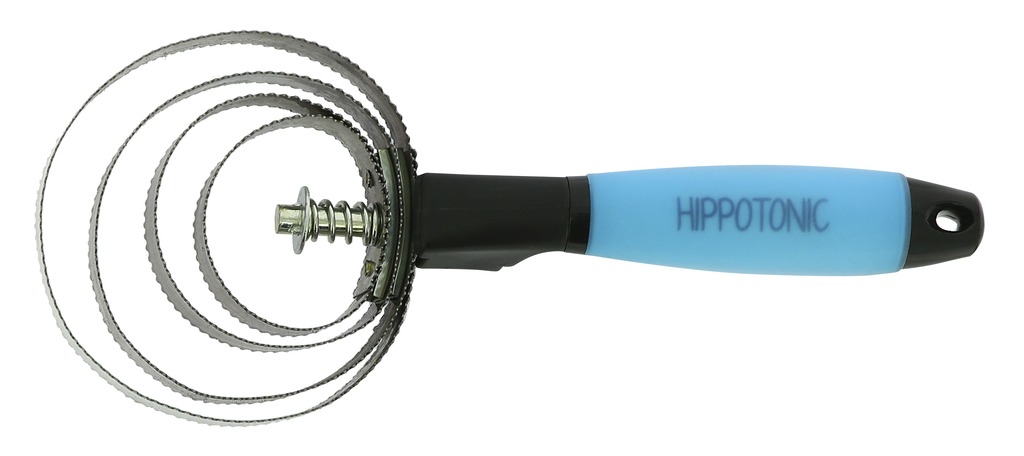 HIPPOTONIC Pyöreä Metallisuka Geelikädensijalla Neon Sininen