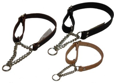 Alac Martingale Dog collar in Leather - Brown  - 2