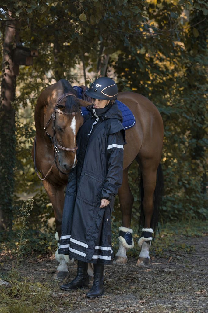 EQUITHEME 'RiderCoat' Sadetakki Musta