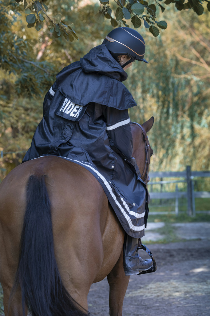 EQUITHEME 'RiderCoat' Sadetakki Musta - 4