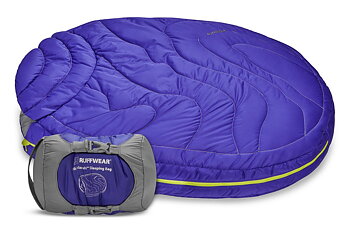Ruffwear Highlands™ ‑makuupussi koiralle – Huckleberry Blue (mustikansininen)