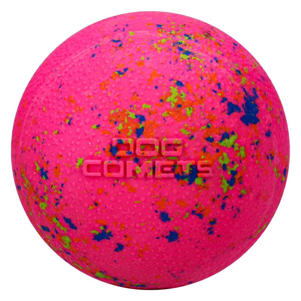 Dog Comets Stardust Dog Toy L - Pink - Bounces 