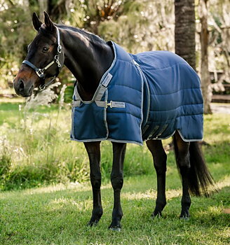 Horseware Rambo Optimo Talliloimi 200g Laivastonsininen/Ukosmyrskyn Harmaa & Hopea