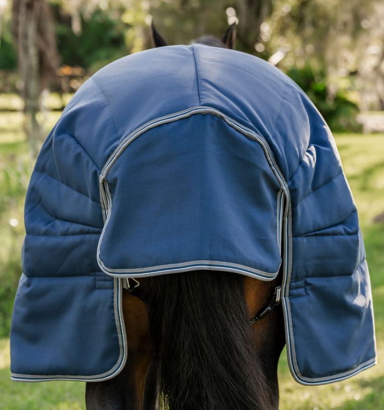 Horseware Rambo Optimo Talliloimi 200g Laivastonsininen/Ukosmyrskyn Harmaa & Hopea - 6