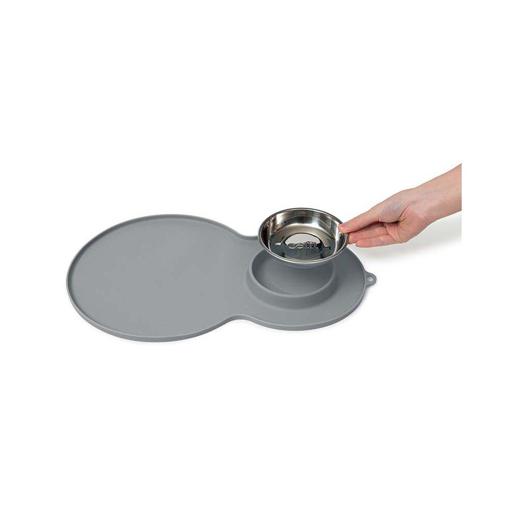 Catit Peanut Silicone Placemat - Grey - 2
