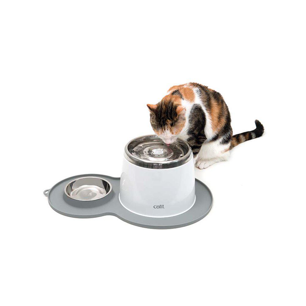 Catit Peanut Silicone Placemat - Grey - 3