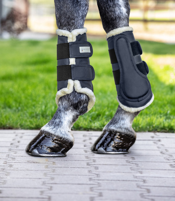 Waldhausen Comfort Dressage Jännesuojat - Musta, M - 3
