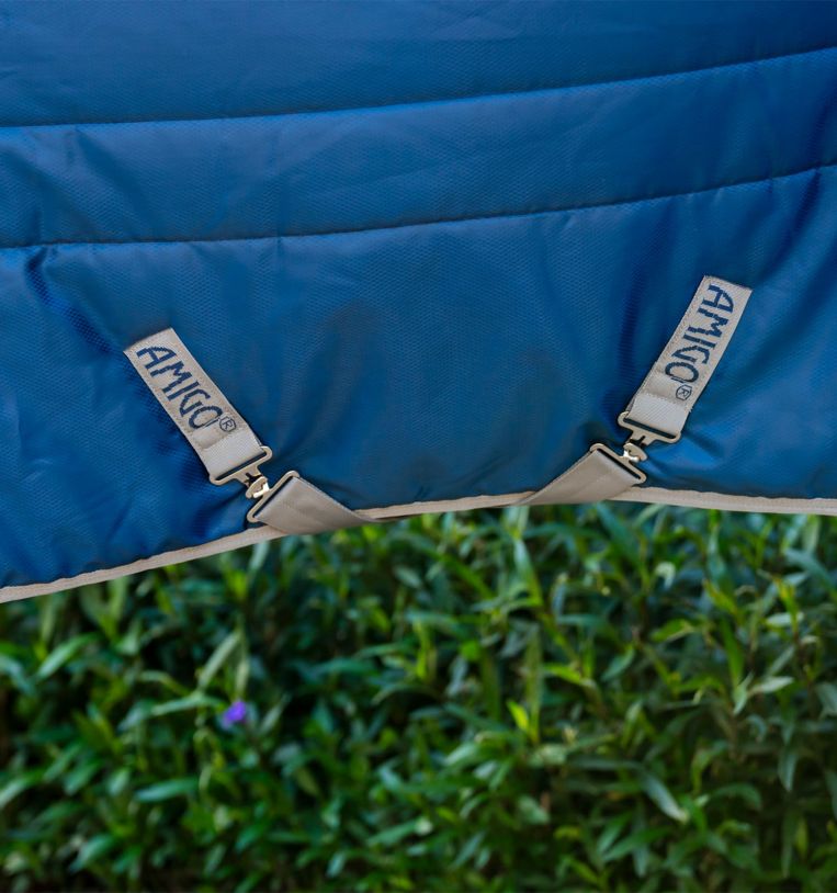 Horseware Amigo Ripstop Insulator Stable 350g Laivastonsininen/Titaaninharmaa - 3