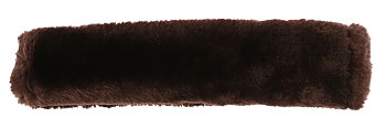 EQUITHEME 'Teddy' Noseband Sleeve Brown - Full size