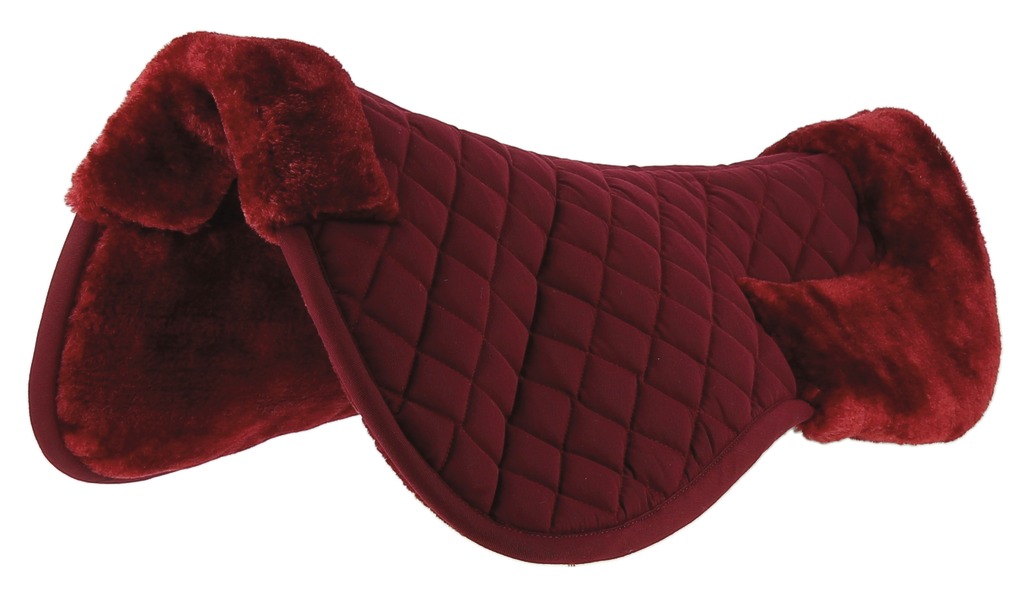 RIDING WORLD Sadelpad Burgundy