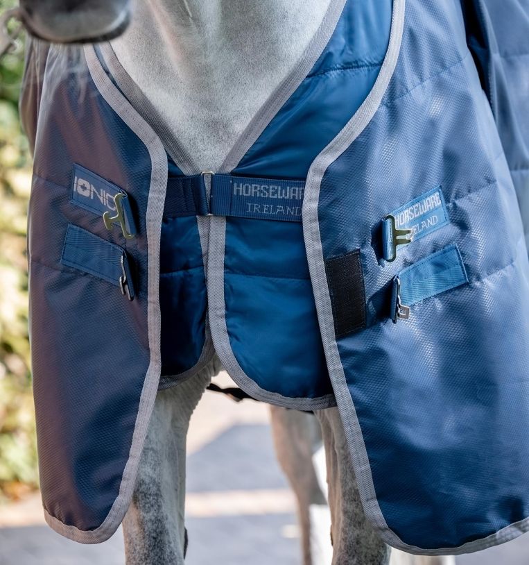 Horseware Ionic Therapy Liner 50g Imperial Blue/Silver & Navy - 3