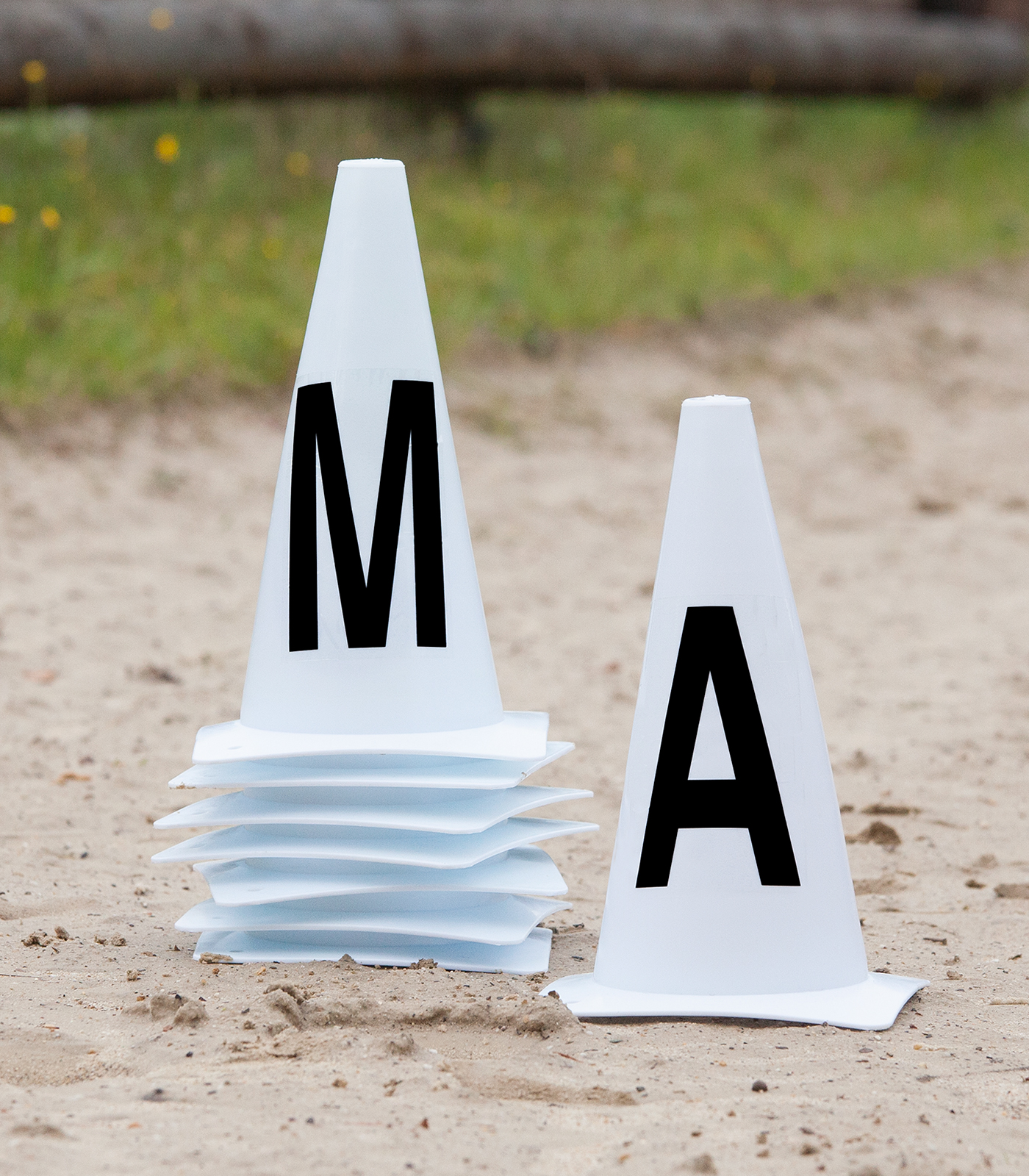 Cones with Letters - For 20x60m Riding Arena