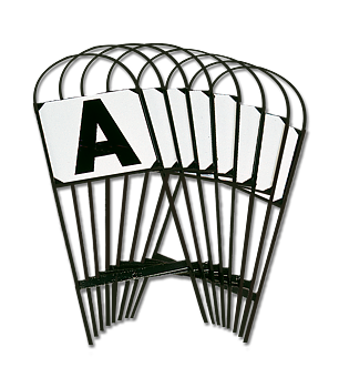 Dressage Letters for 20x40 m Arena
