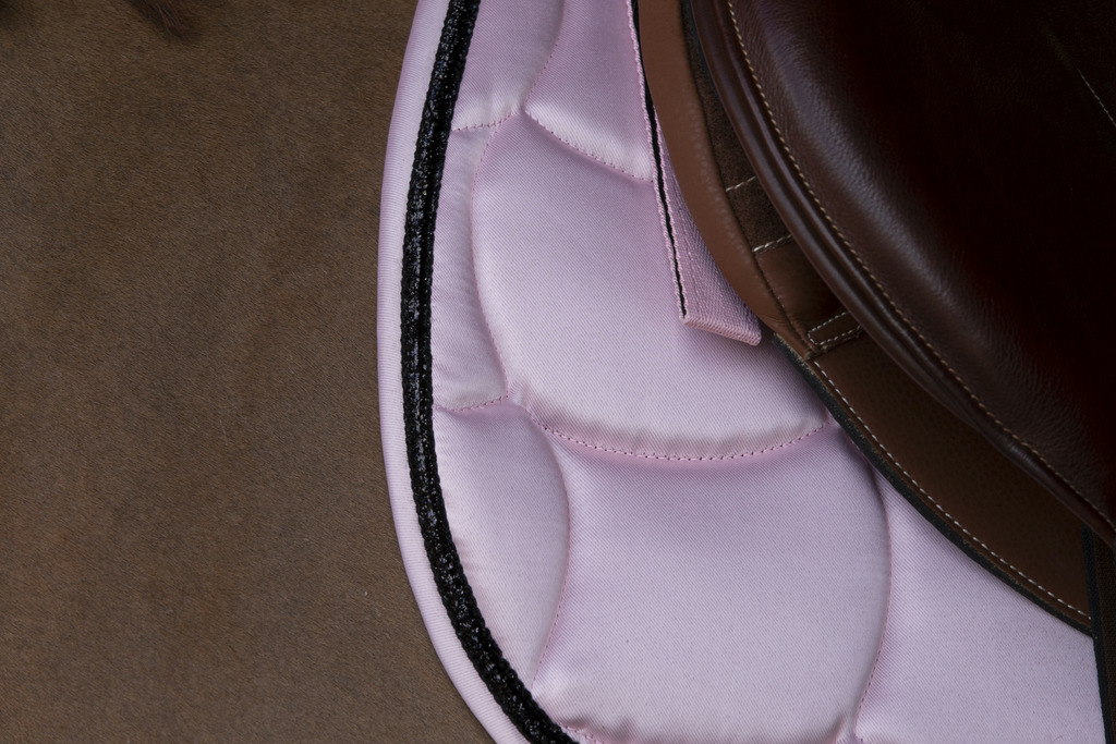 EQUITHEME 'Satin' Saddle Pad Light Pink - Full size - 3