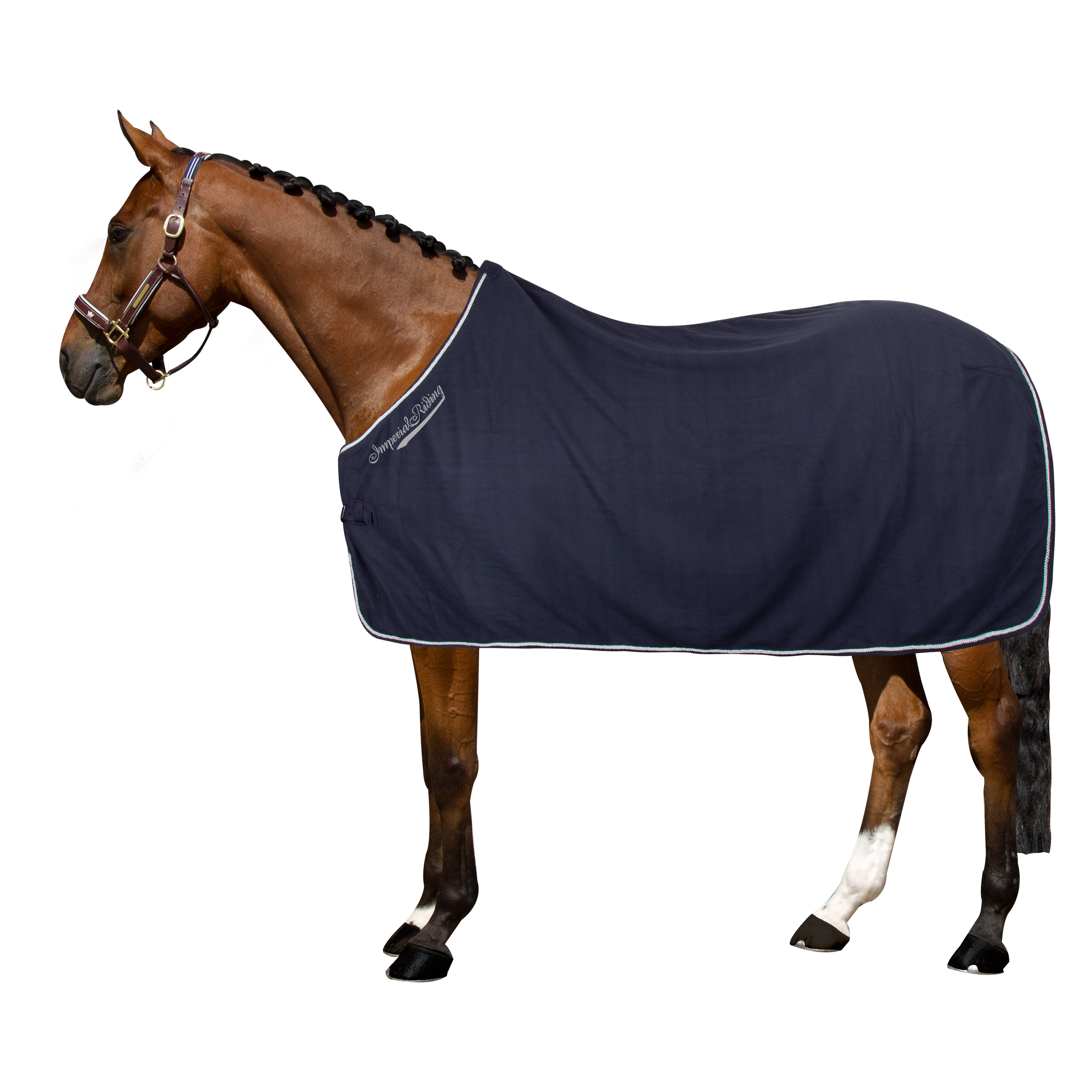 Imperial Riding Fleece-loimi Classic - Tummansininen - 2