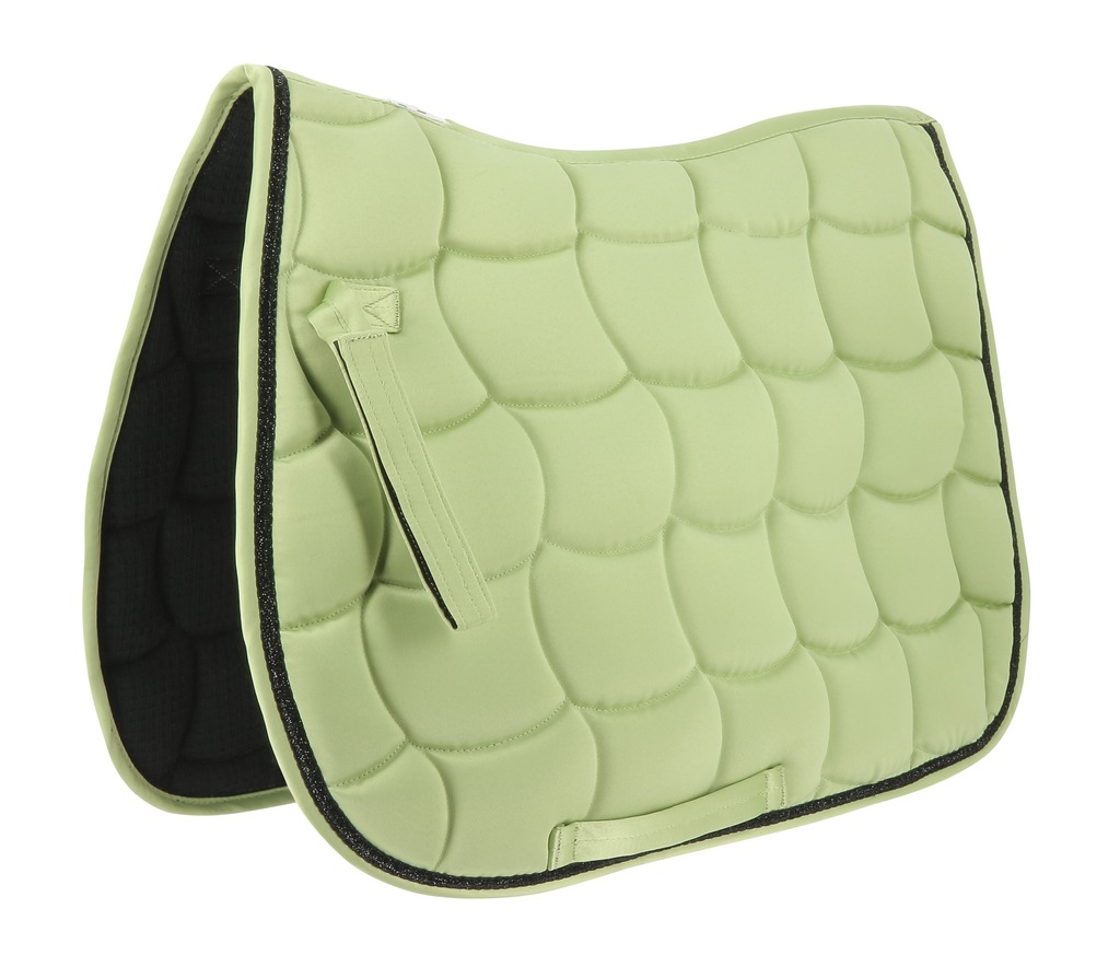 EQUITHEME 'Satin' Schabrak Ljusgrön - Full size