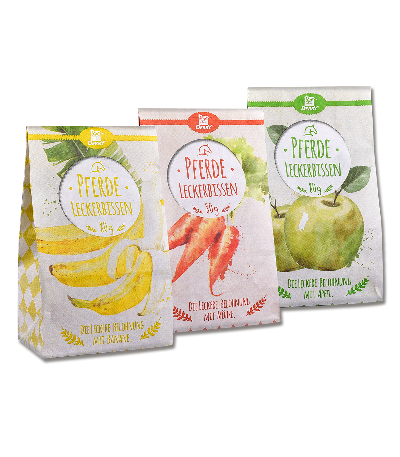 Derby Horse Treats Mini Bags - 80 g - sold unsorted