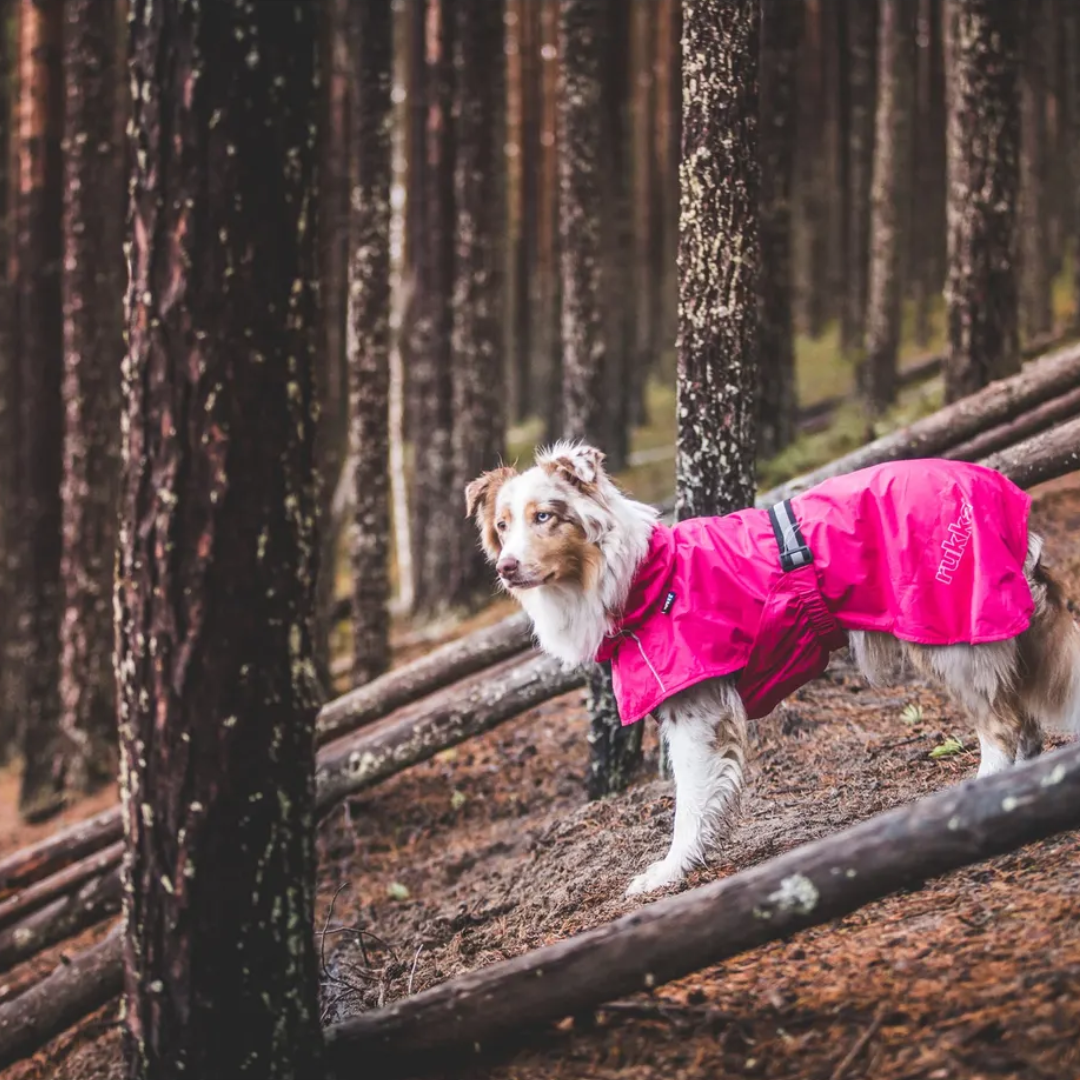 Rukka Hase Regnjacka för hund - Hot Pink , 45 - endast detta ex - 2