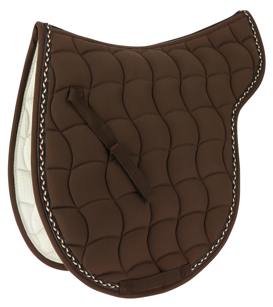 EQUITHEME 'Hunter' Saddle Pad Chocolate - Full size
