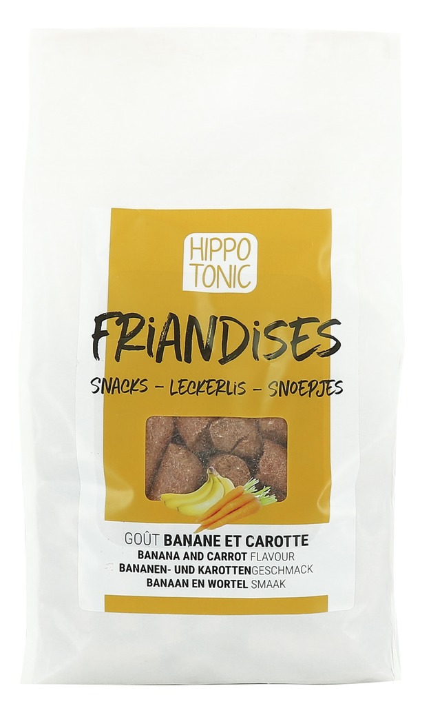 HIPPOTONIC Hästgodis - Banan Och Morotsmak (1 kg)