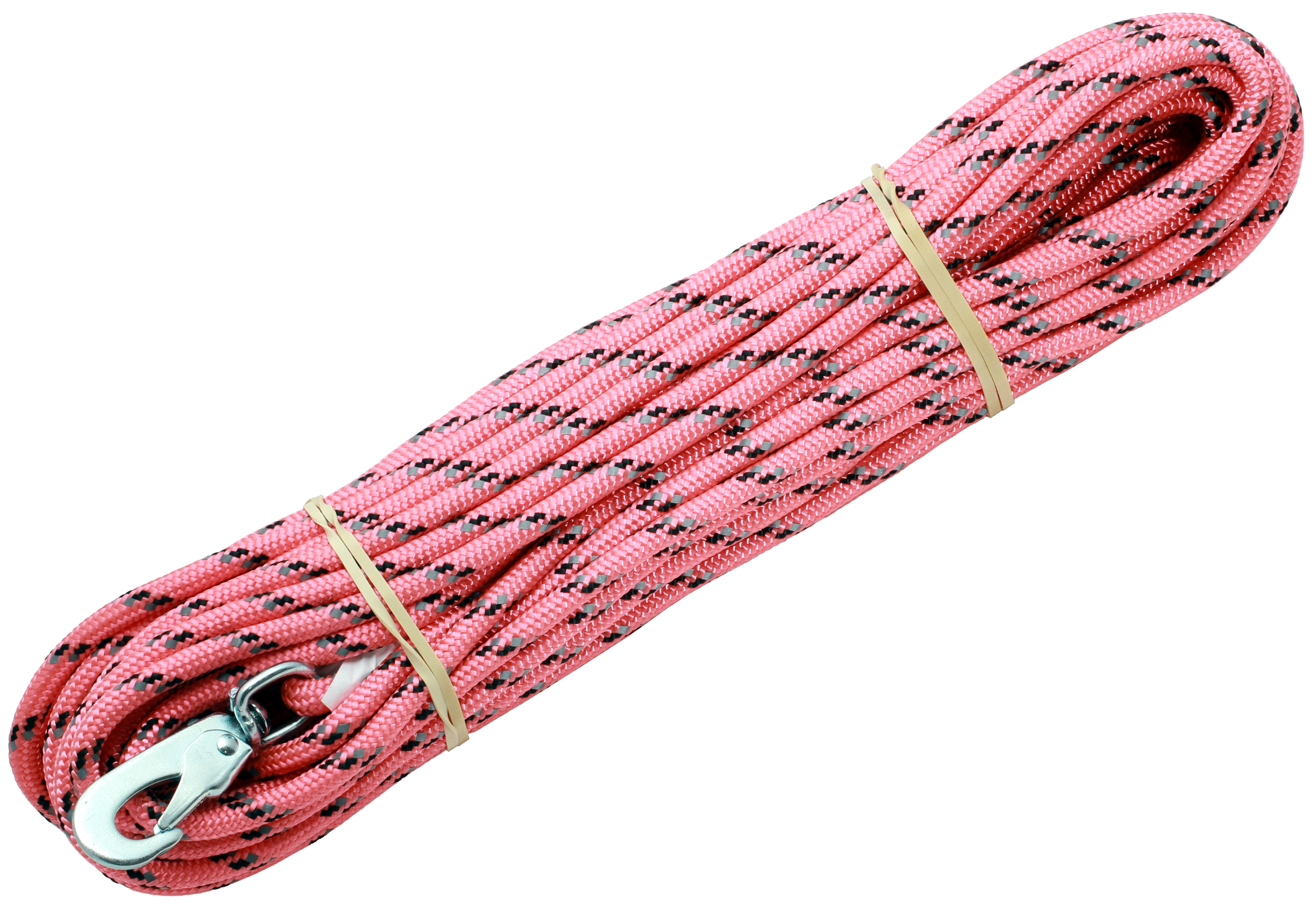 Alac Spårlina Nylon Reflex - 15m x 4mm - Rosa