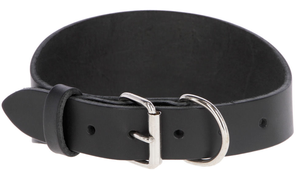 Kerbl Collar Mexica- Leather collar- Black, 27-35 - 2